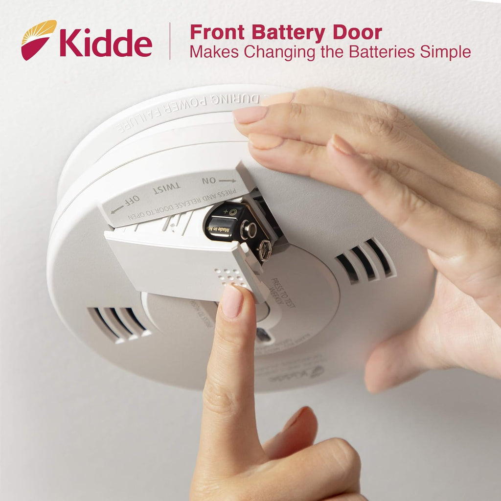 AC Photoelectric Smoke and Carbon Monoxide Detector Alarm D6206