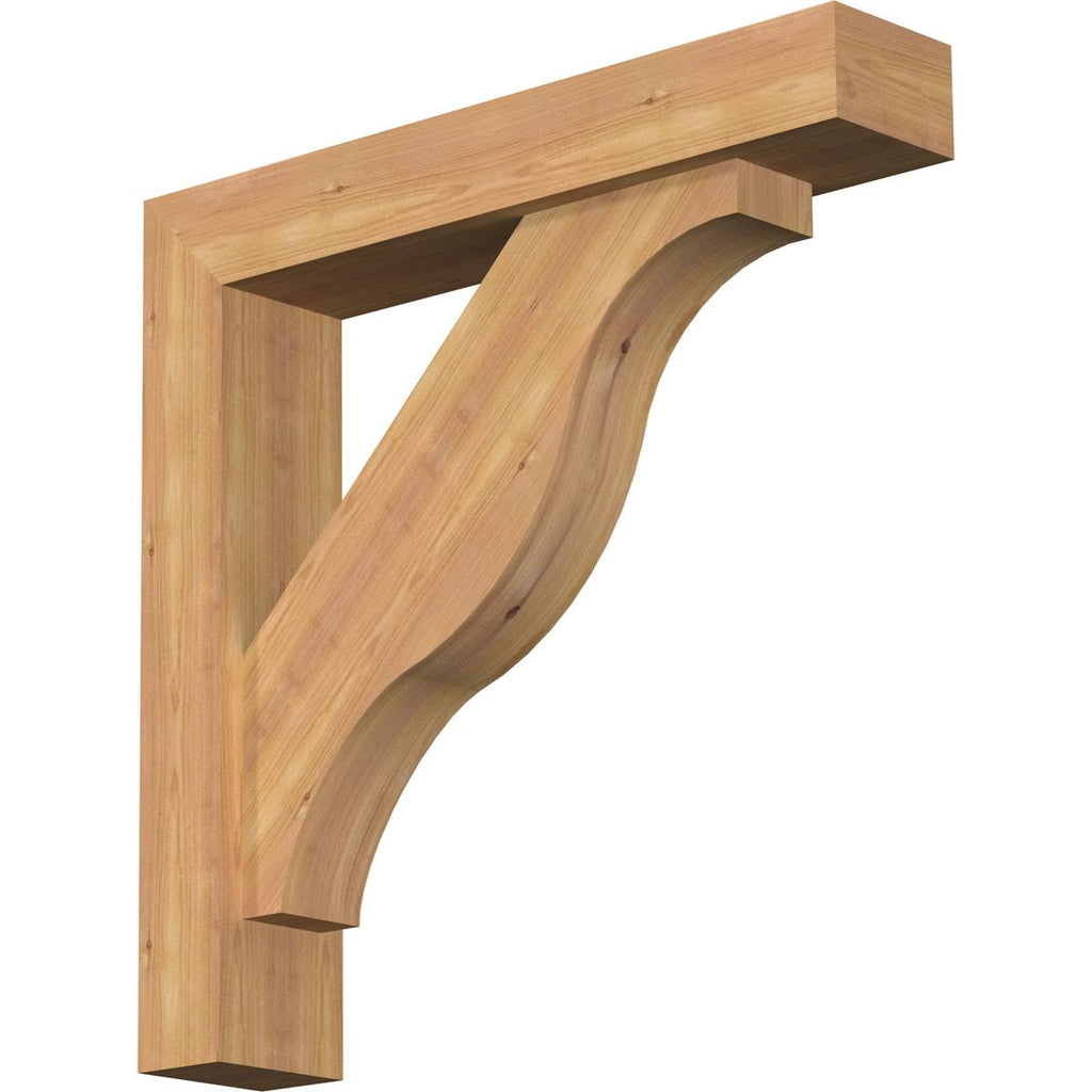 5 1/2x22W x 28x22D x 28x22H Western Red Cedar Bracket L574129