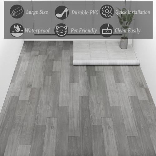 32 sq.ft PVC Vinyl Flooring Roll D875217