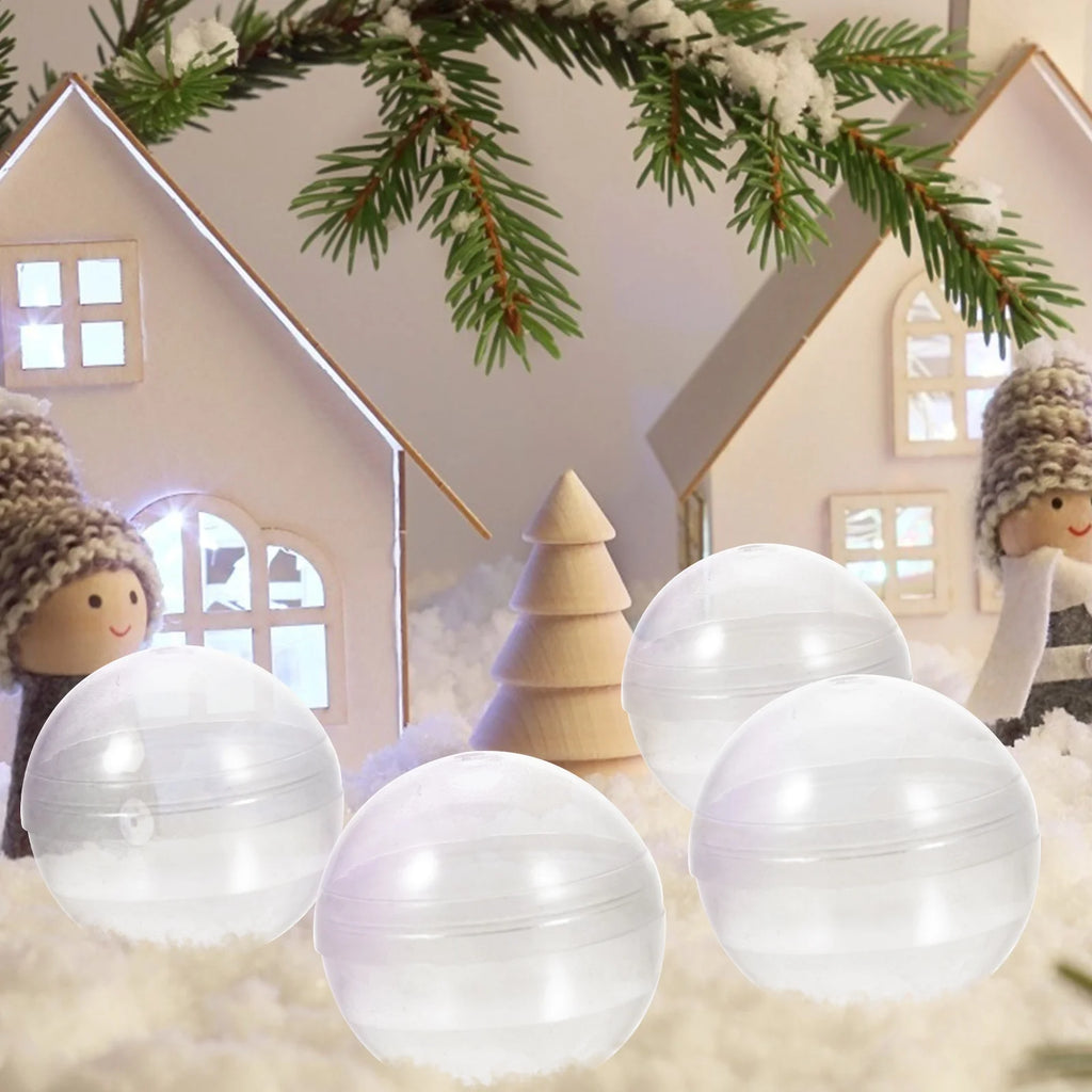 100 pcs Plastic Transparent Fillable Balls R3439