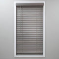 Driftwood Gray Cordless Room Darkening 2 in. PVC Faux Wood Blind 47 in. W x 64 in. L G186337