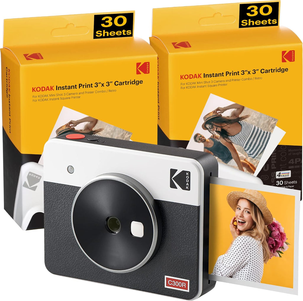 Yellow 2-in-1 Instant Camera & Photo Printer O699