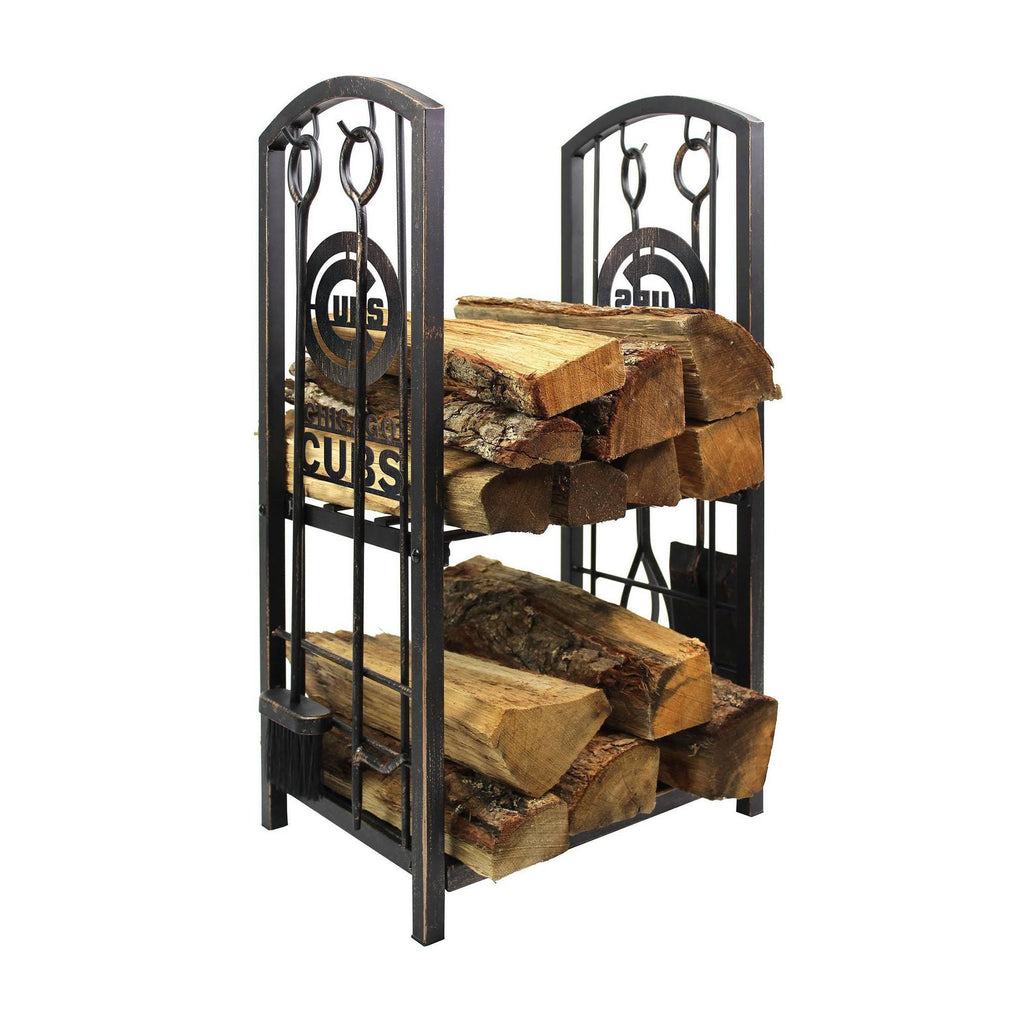 Fireplace Wood Holder & Tool Set A492043