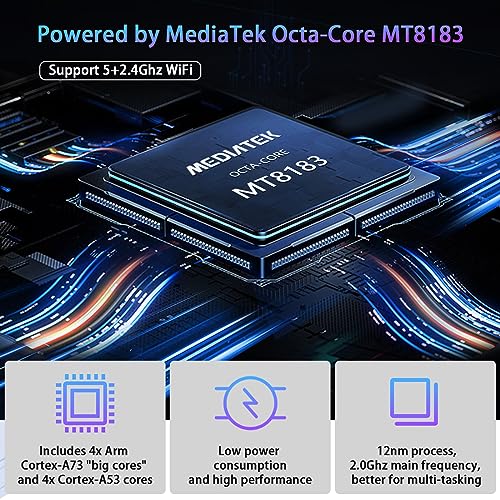 Android 13 Tablet 10 Inch 128GB ROM 16GB RAM 2 In 1 with Keyboard Octa-Core 13MP Camera FHD IPS Display D555103
