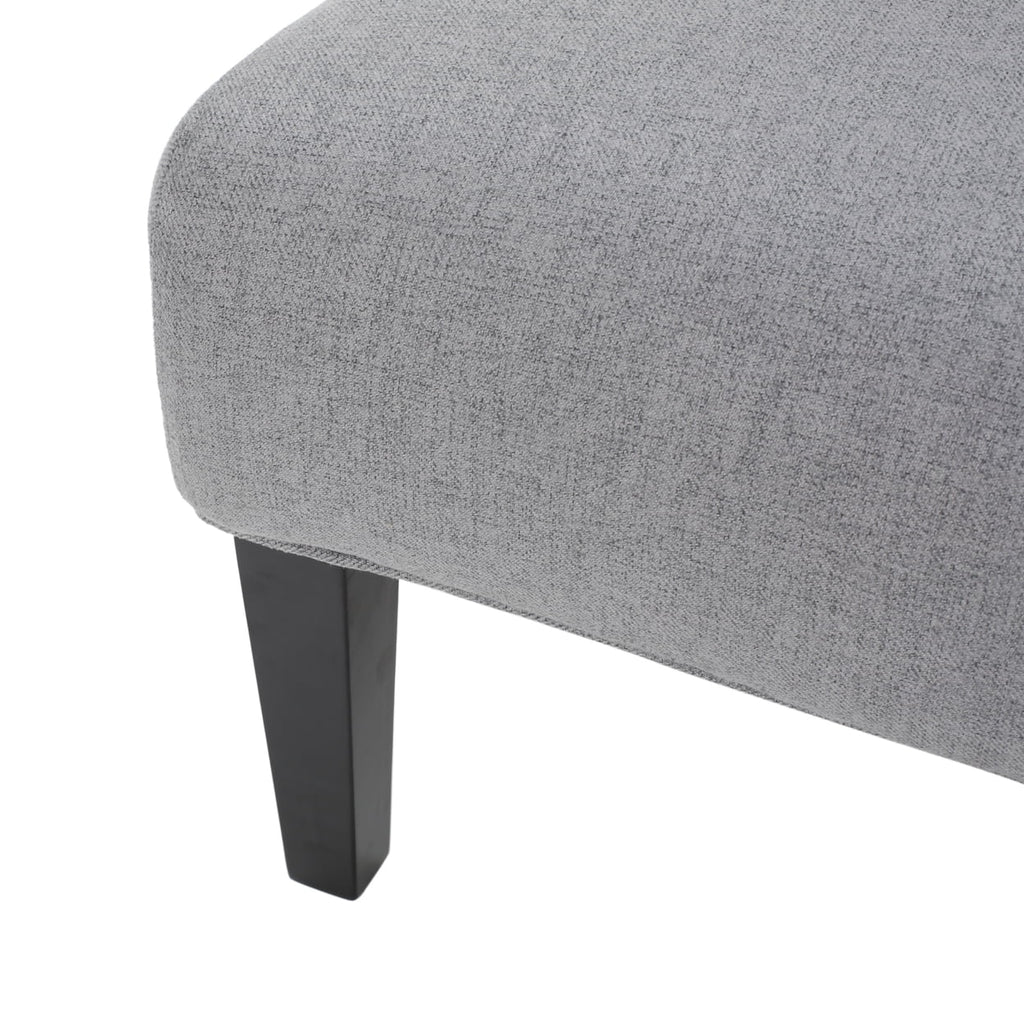 Gray Fabric Slipper Accent Chair R3359