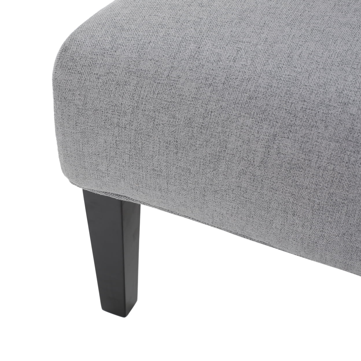 Gray Fabric Slipper Accent Chair R3359