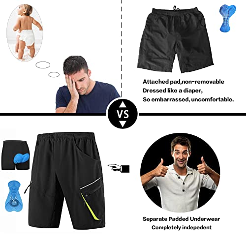 3D Padded Lightweight Quick Dry MTB Cycling Shorts Z91687