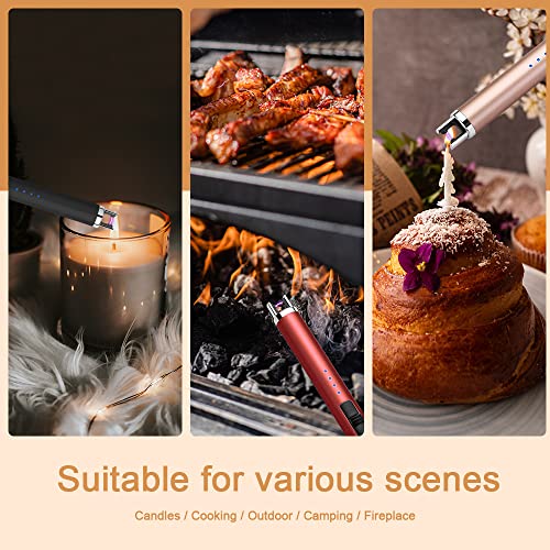 USB Rechargeable Arc Lighter Windproof Flameless S763