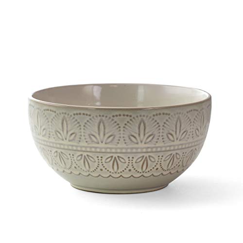 16 Piece White Stoneware Dinnerware Dish Set V162