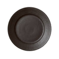 Black Fluted Salad Plate P826133