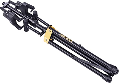 Black Dual Guitar Stand with Auto Grip System Z5143