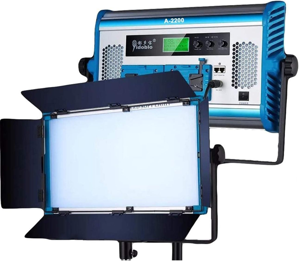 RGBW LED Soft Video Light Panel with Barn Doors G302