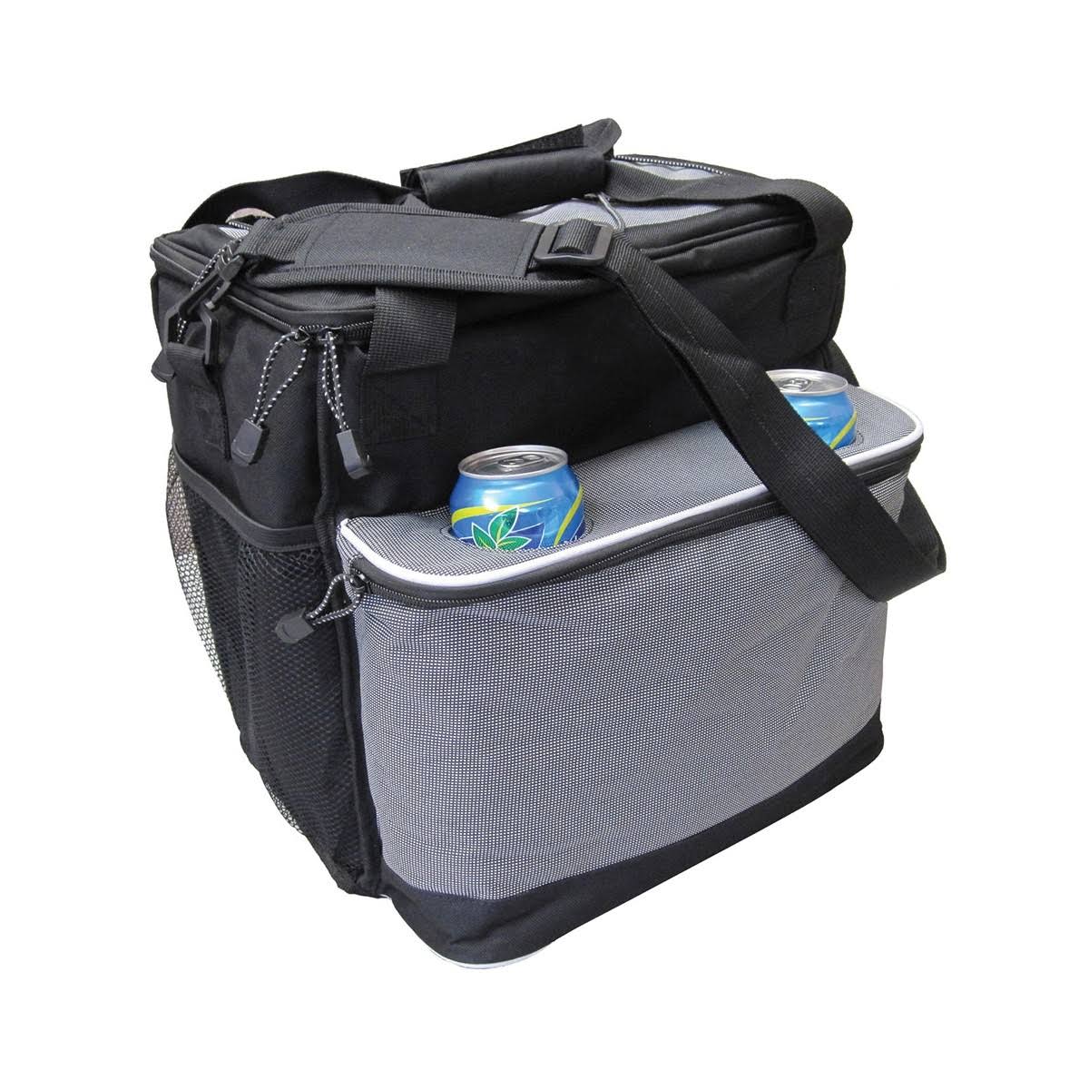 26-Quart Soft-Sided Cooler Bag Black/Gray Z378