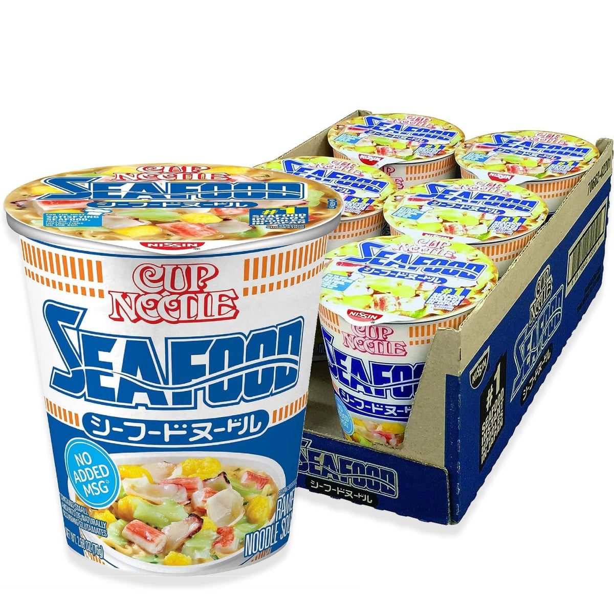 Cup Noodles Soup Seafood Flavor 2.68 oz (case of 6) D9410