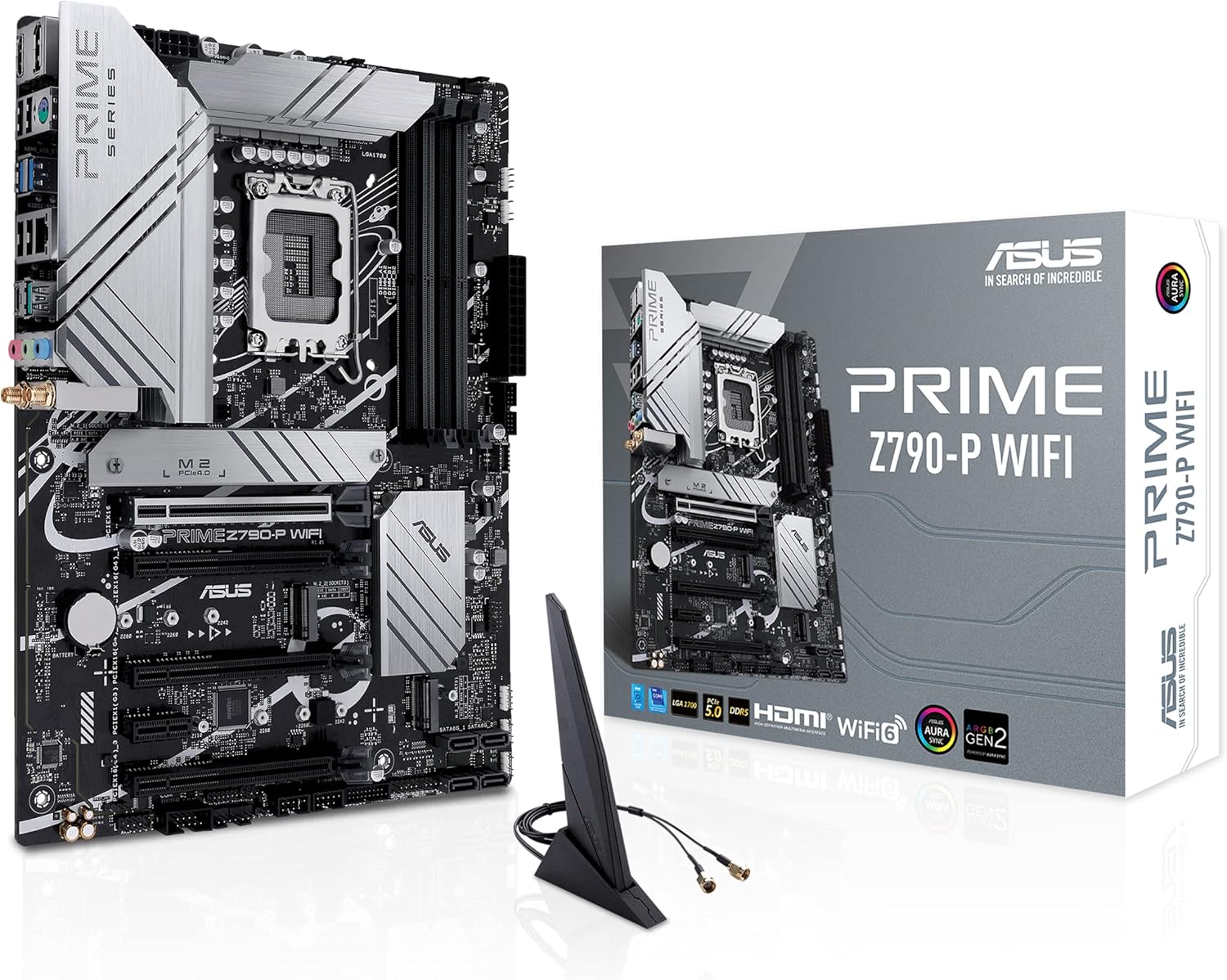 Z790 ATX Motherboard with WiFi 6, PCIe 5.0, DDR5, 3X M.2, Thunderbolt 4, 2.5Gb LAN E612453