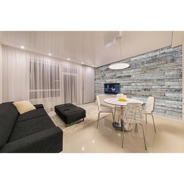 Thermally-Modified Barn Wood Wall Planks 48 in. 10 Sq. ft P8345