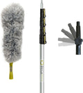 Dusting Kit with Telescopic Pole and Microfiber Feather Duster P57131