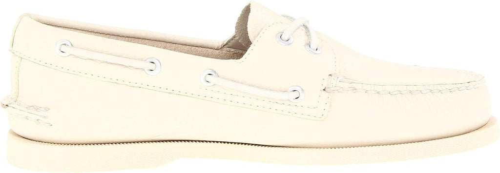 White 2-Eye Boat Shoe N969