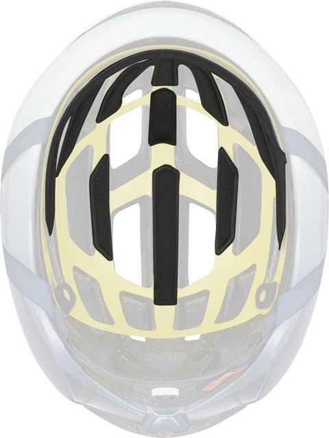 Satin White Gloss Ice Blue MIPS Helmet W2837