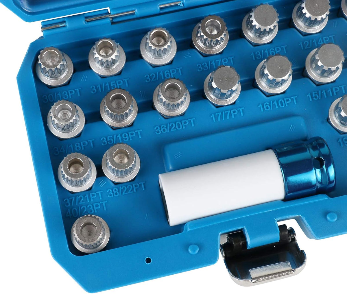 21pcs Wheel Lock Key Removal Tool Kit with 1/2 Inch Adapter X515875