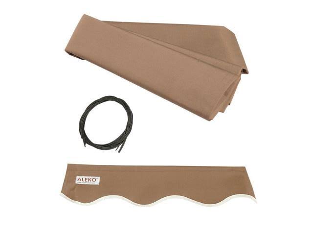 Sand Color Retractable Patio Awning 13 x 10 ft Canopy V787070