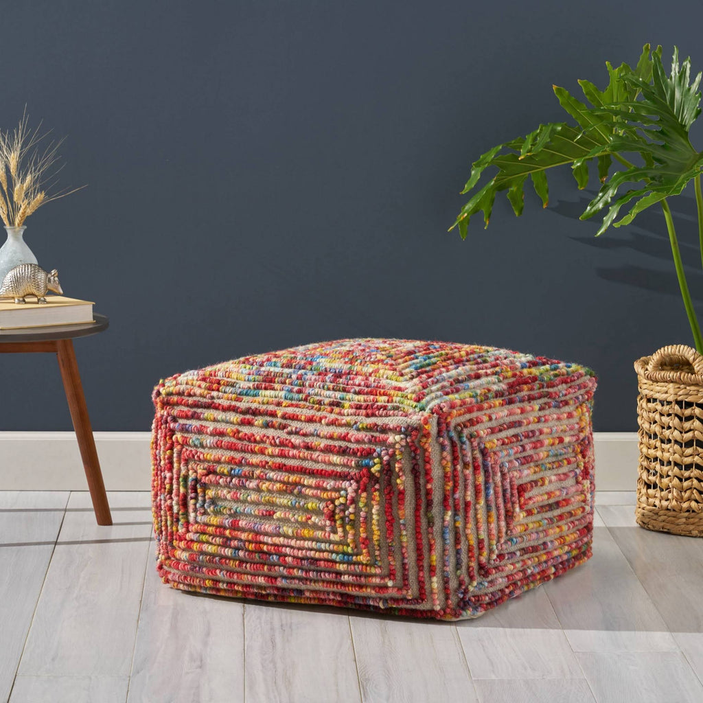 Boho Large Ottoman Pouf S3329