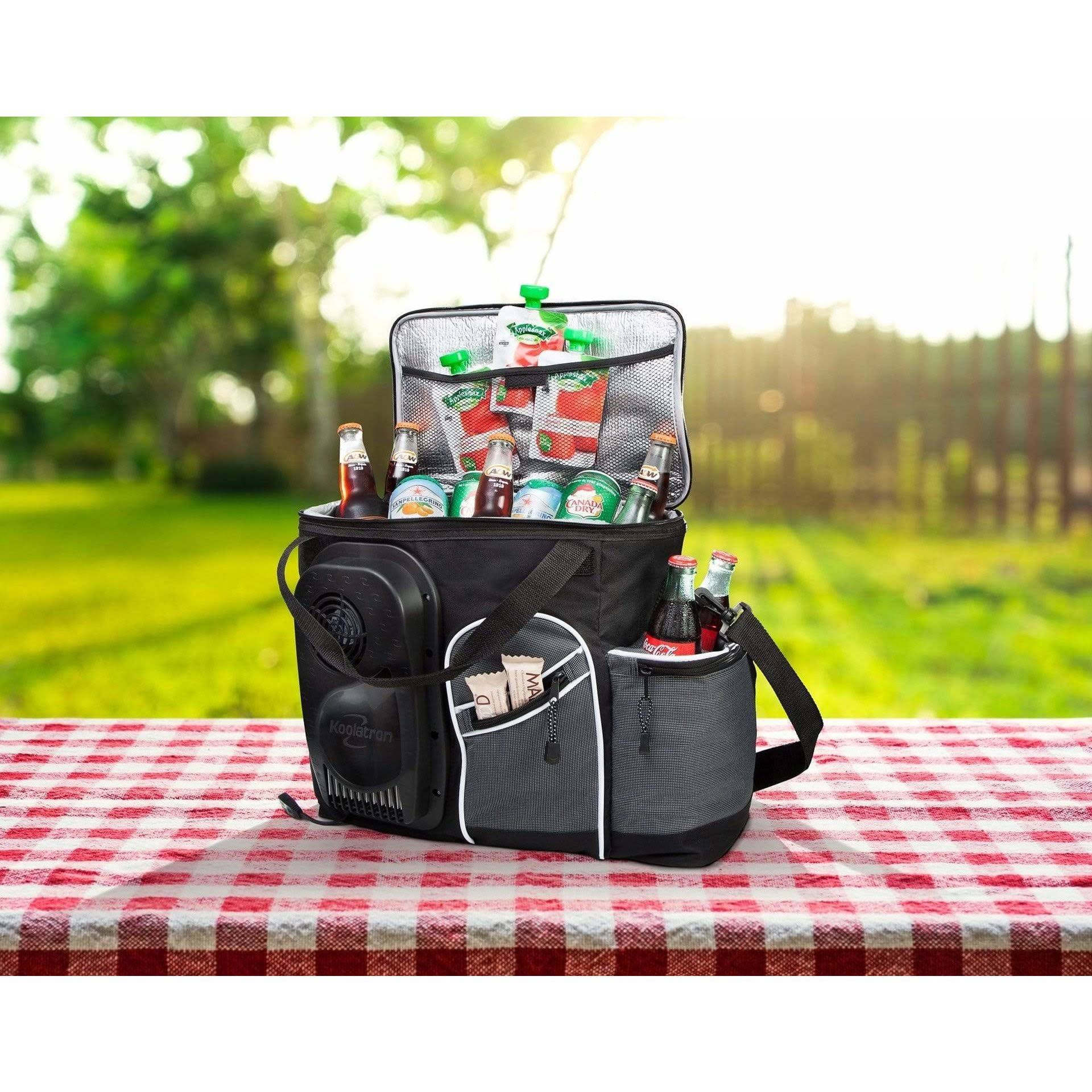 26-Quart Soft-Sided Cooler Bag Black/Gray Z378