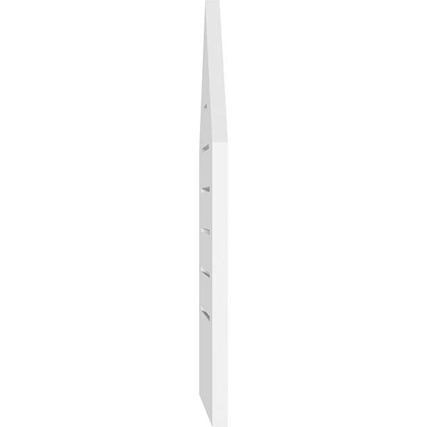 Peaked Top Surface Mount PVC Gable Vent D772