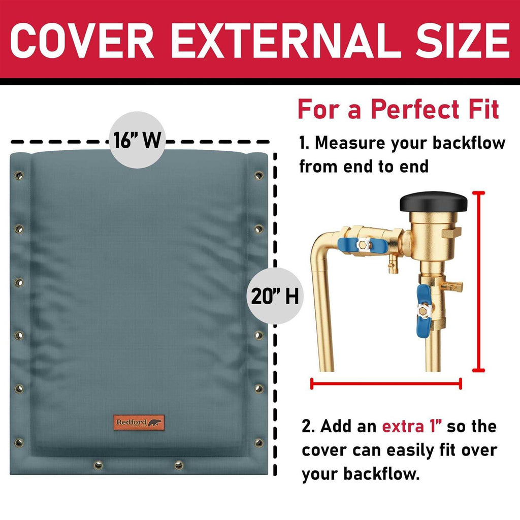 Cold Snap In-Wall 3-Way Opening Custom Double Wall Backflow Preventer Insulation Cover V347