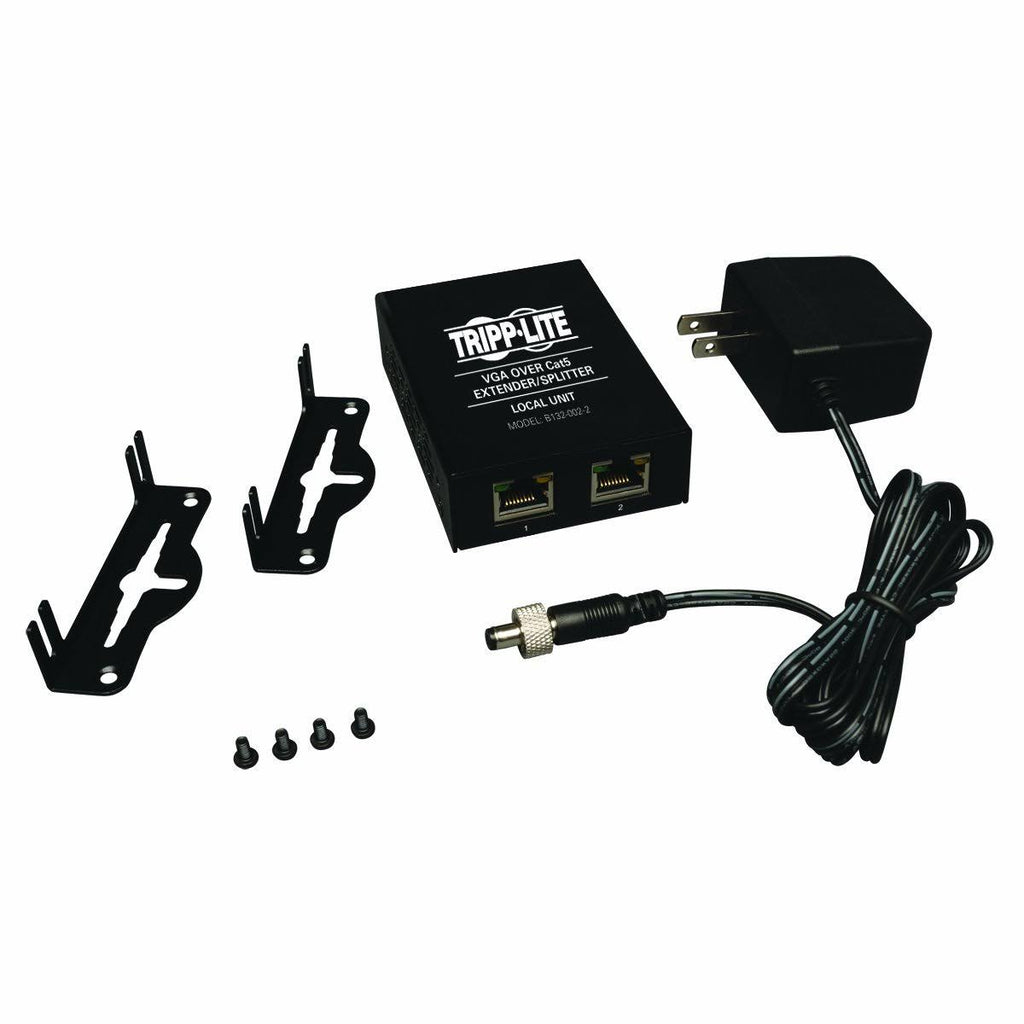 VGA over Cat5/Cat6 Video Extender 2-Port Transmitter HD15 RJ45 U858