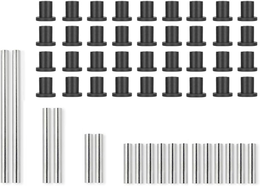A-Arm Bushing Kit for Polaris Ranger XP 900/Crew, Heavy Duty Control Arm Bushing Kit, Front & Rear Pack of 2 W74048