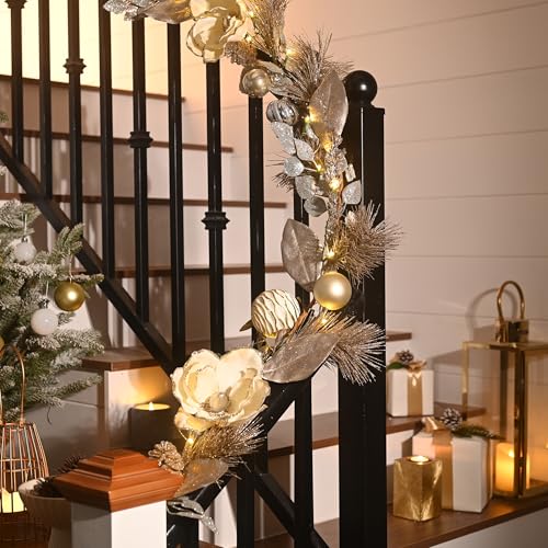 6 Feet Pre-Lit Christmas Garland with Lights I383863