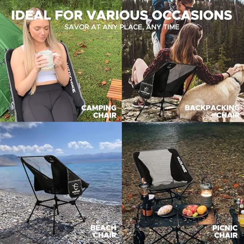 Compact Ultralight Camping Chair with Carry Bag K76236