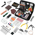 106 Pcs Guitar Tool Kit with Capo Strings Picks Bridge Pins Gauge M698963