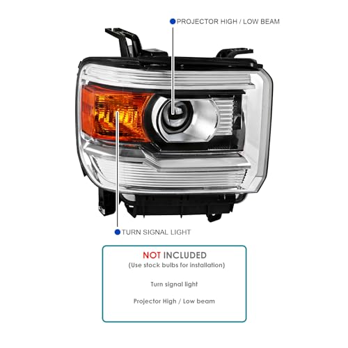 Black Housing Clear Lens Halo Projector Headlights J550260