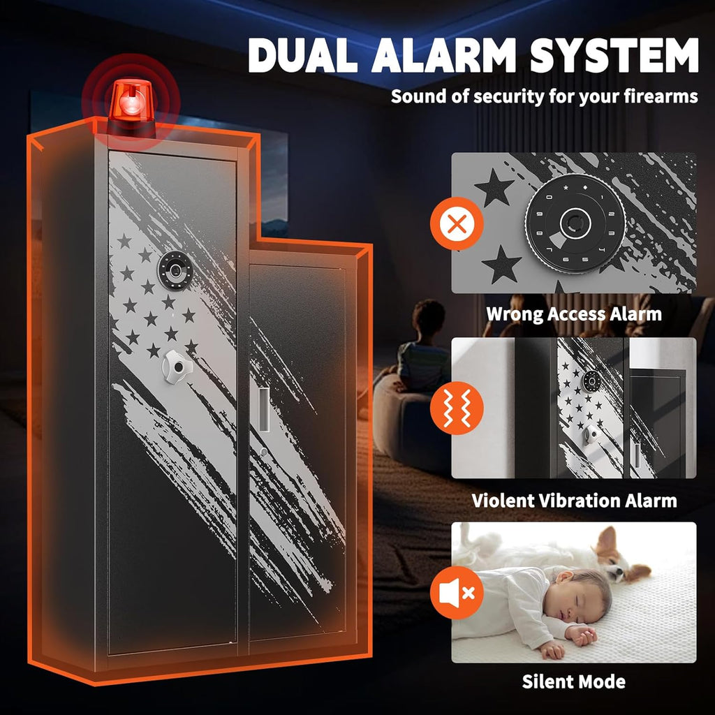 8-12 Rifle Gun Safe with Detachable Gun Racks A528228