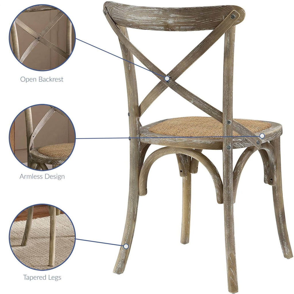 White Dining Side Chair Set of 4 I72517
