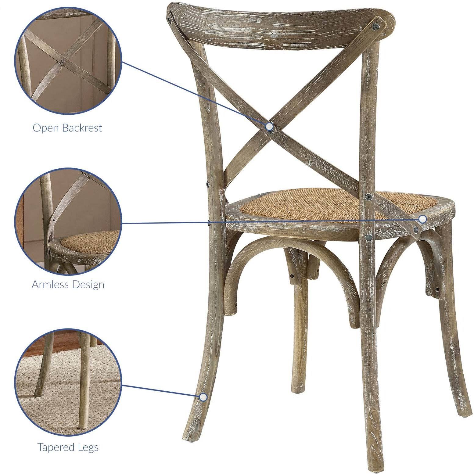 White Dining Side Chair Set of 4 I72517