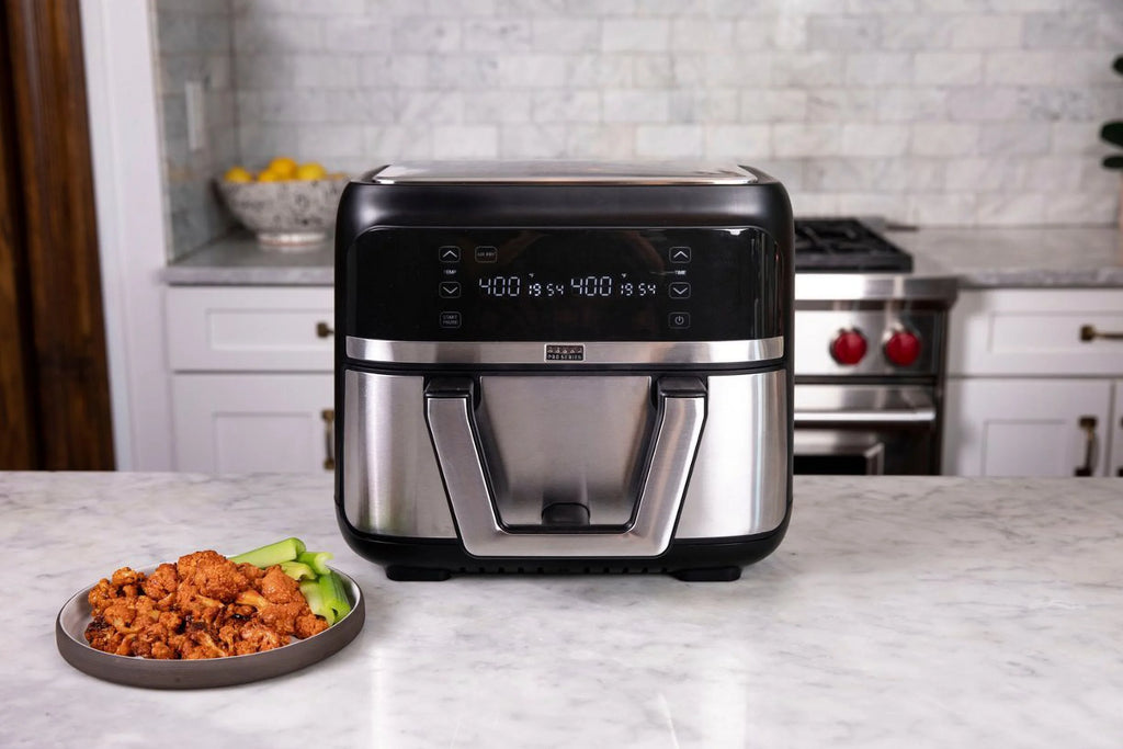 Stainless Steel Digital Air Fryer with Dual Flex Basket M882299