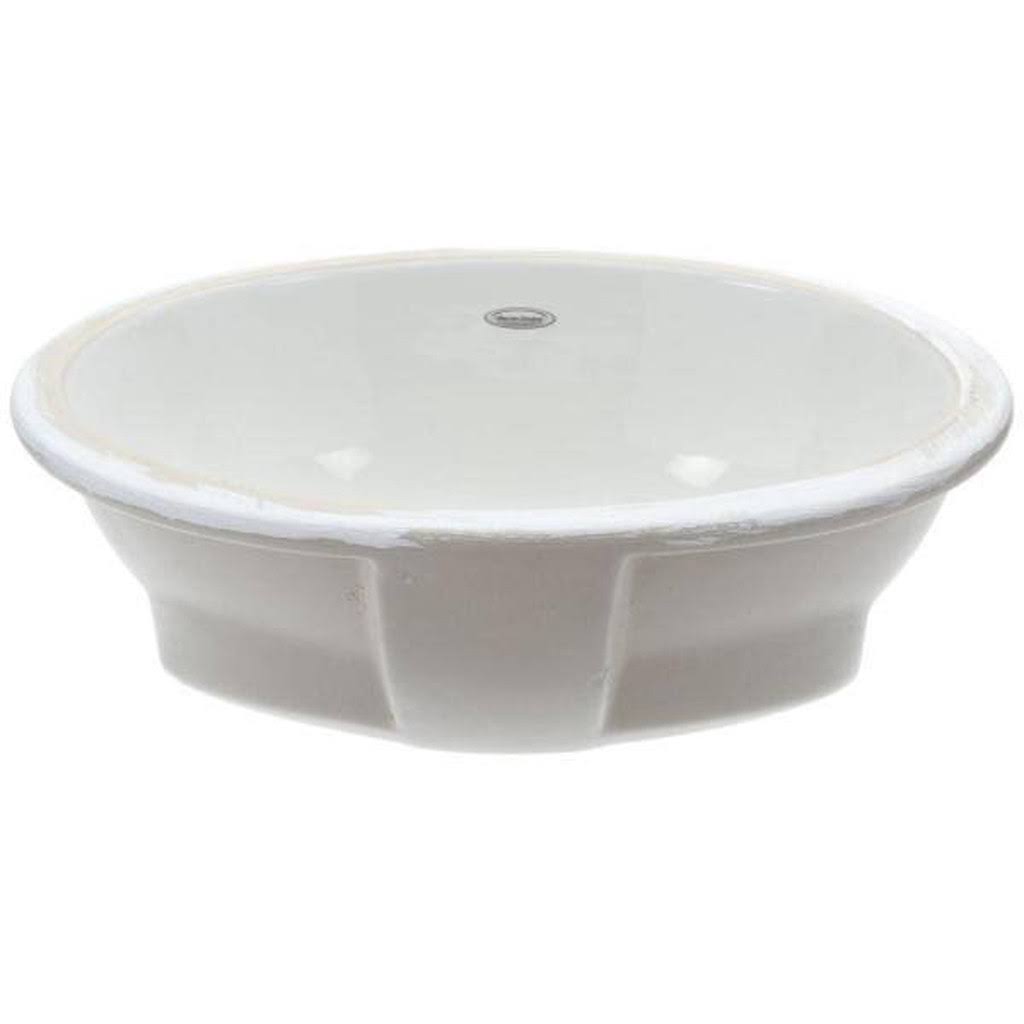 White Undermount Bathroom Sink B61969