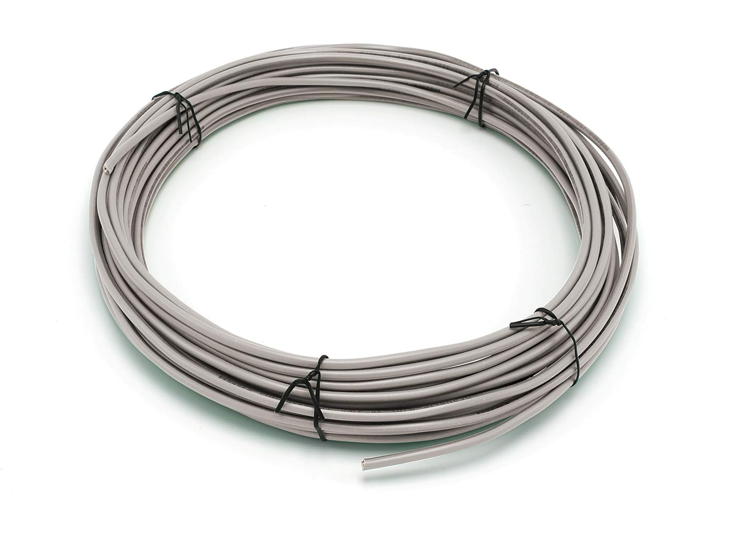 100 Feet 12 AWG Insulated Solid Copper THHN/THWN Wire, White, Pack of 2 Q30600