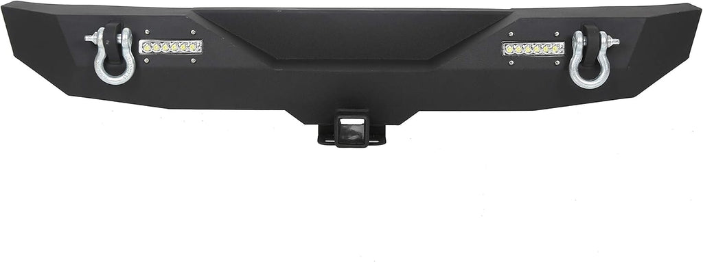 Steel Rear Bumper with D-Ring with LED Lights W738828