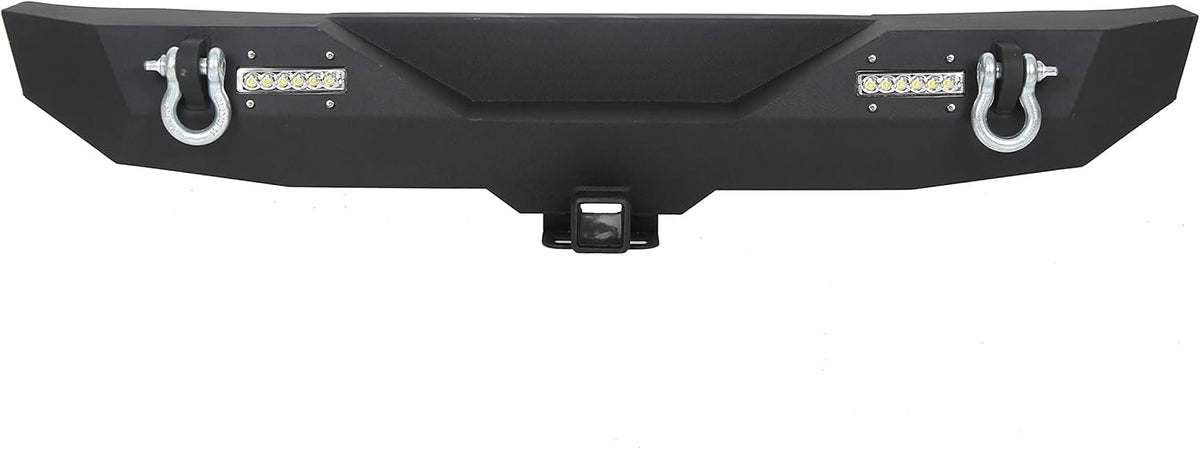 Steel Rear Bumper with D-Ring with LED Lights W738828