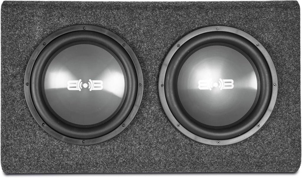 Dual 12" Powered Vented Subwoofer Enclosure with Built-in Class D Amplifier U93917