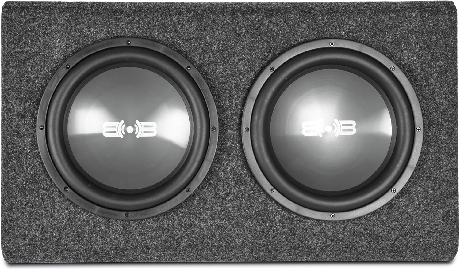 Dual 12" Powered Vented Subwoofer Enclosure with Built-in Class D Amplifier U93917