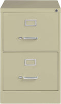 25 Deep Vertical File Cabinet 2-Drawer Legal Size Putty T625