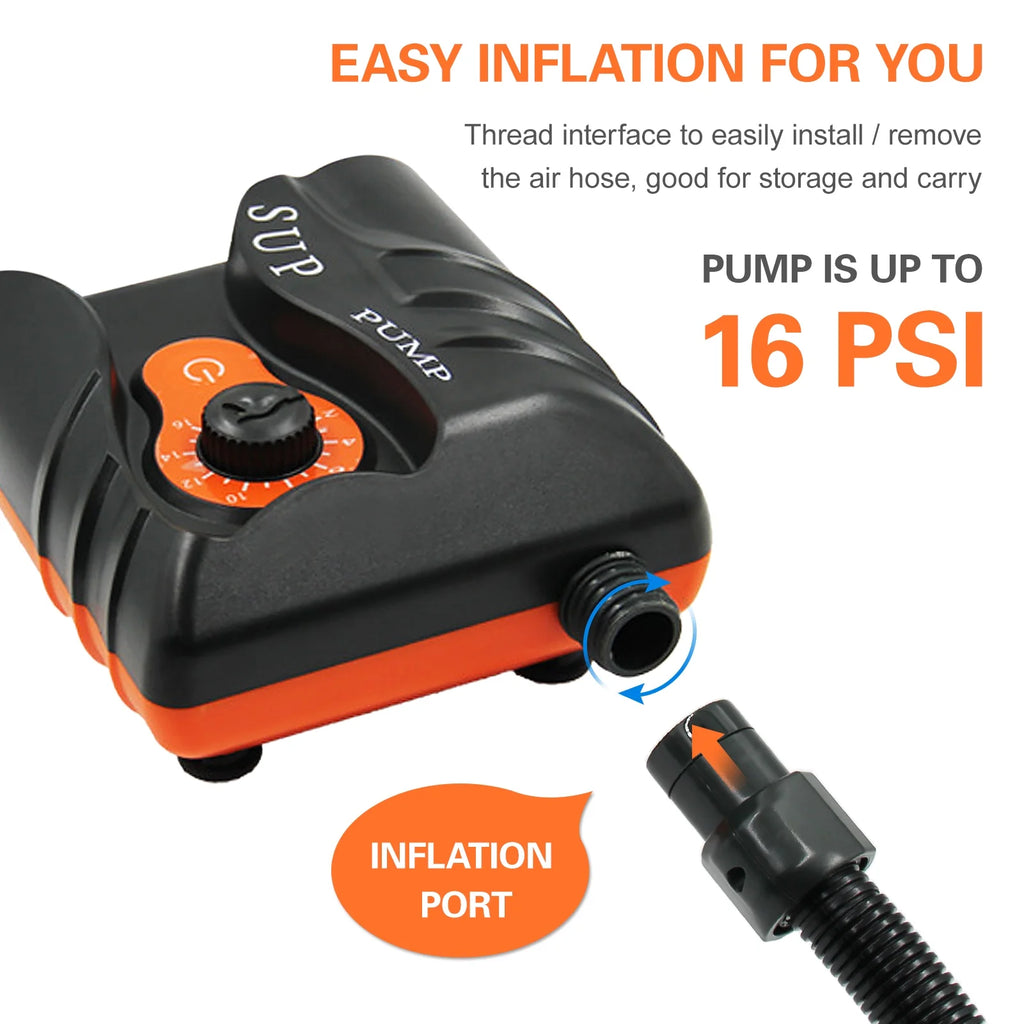 16PSI Electric Inflation Air Pump with 6PCS Nozzles S60566