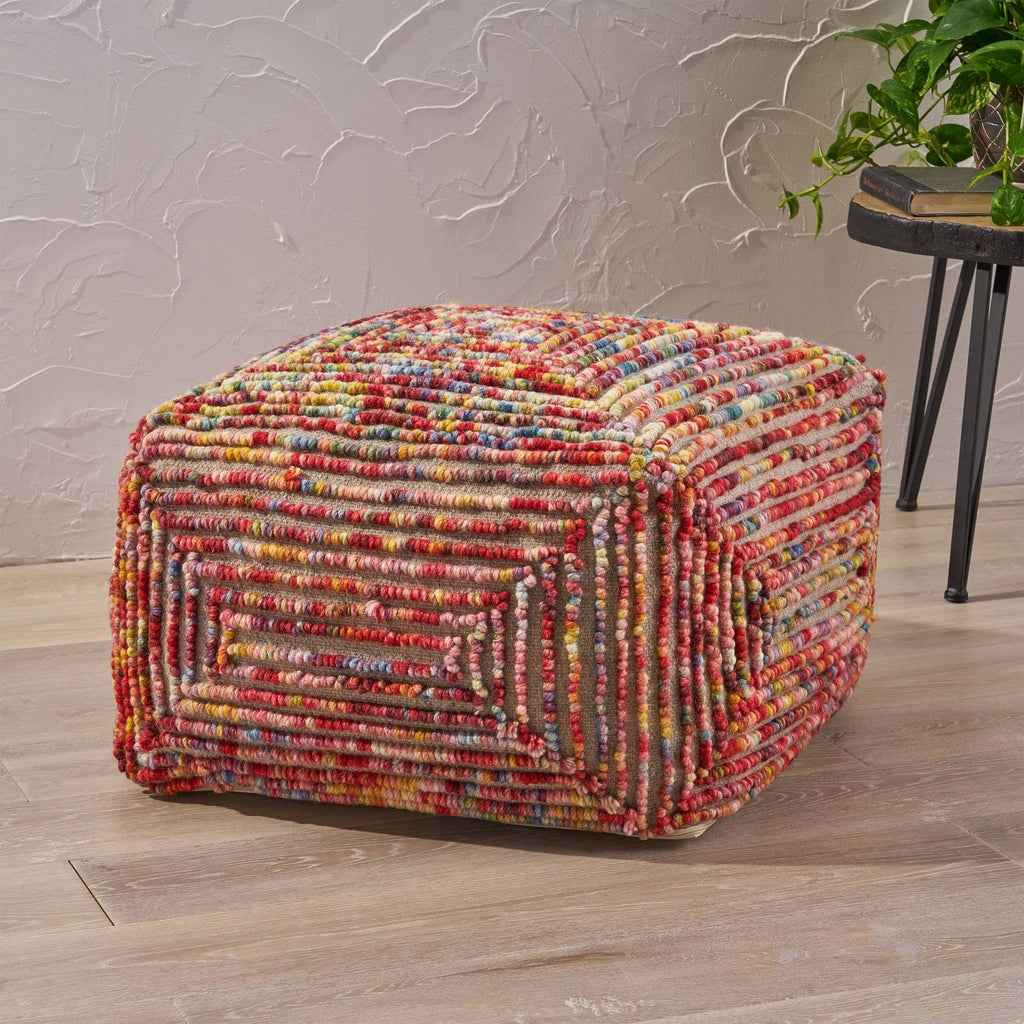 Boho Large Ottoman Pouf S3329