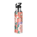 20 oz Insulated Stainless Steel Water Bottle with Straw Lid K70461