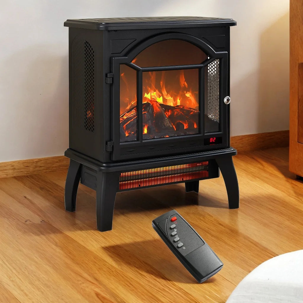1500W Infrared Electric Heater with 11 Temp Settings and Timer X2381